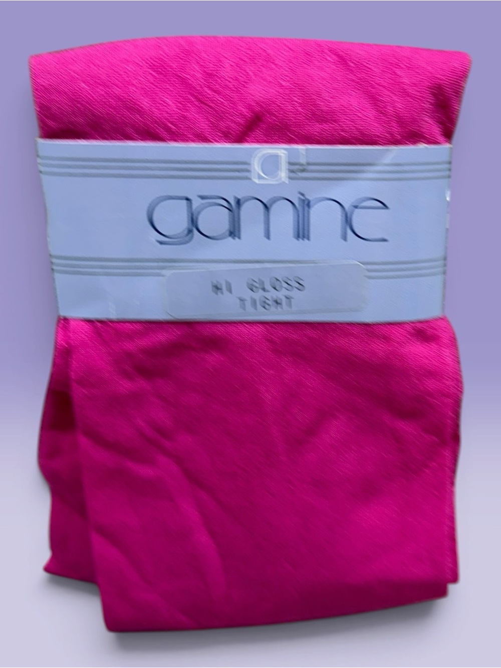 Easton Gamine Hi Gloss Tights One Size Fuchsia Pink
